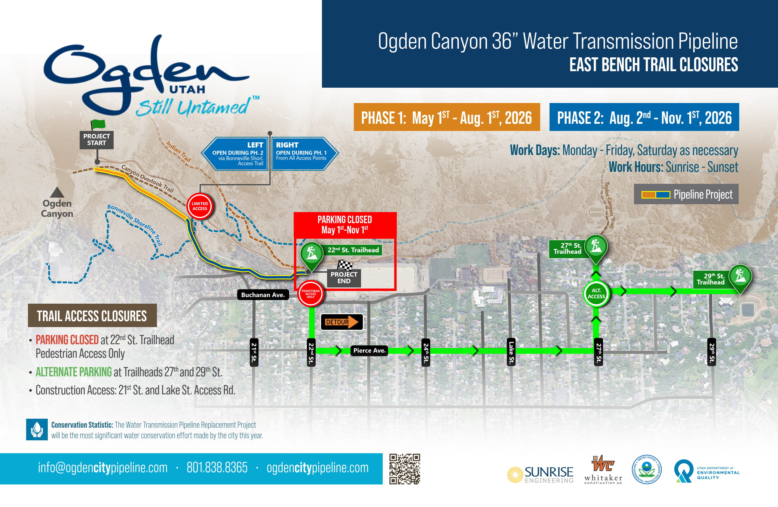 East Bench Pipeline Map