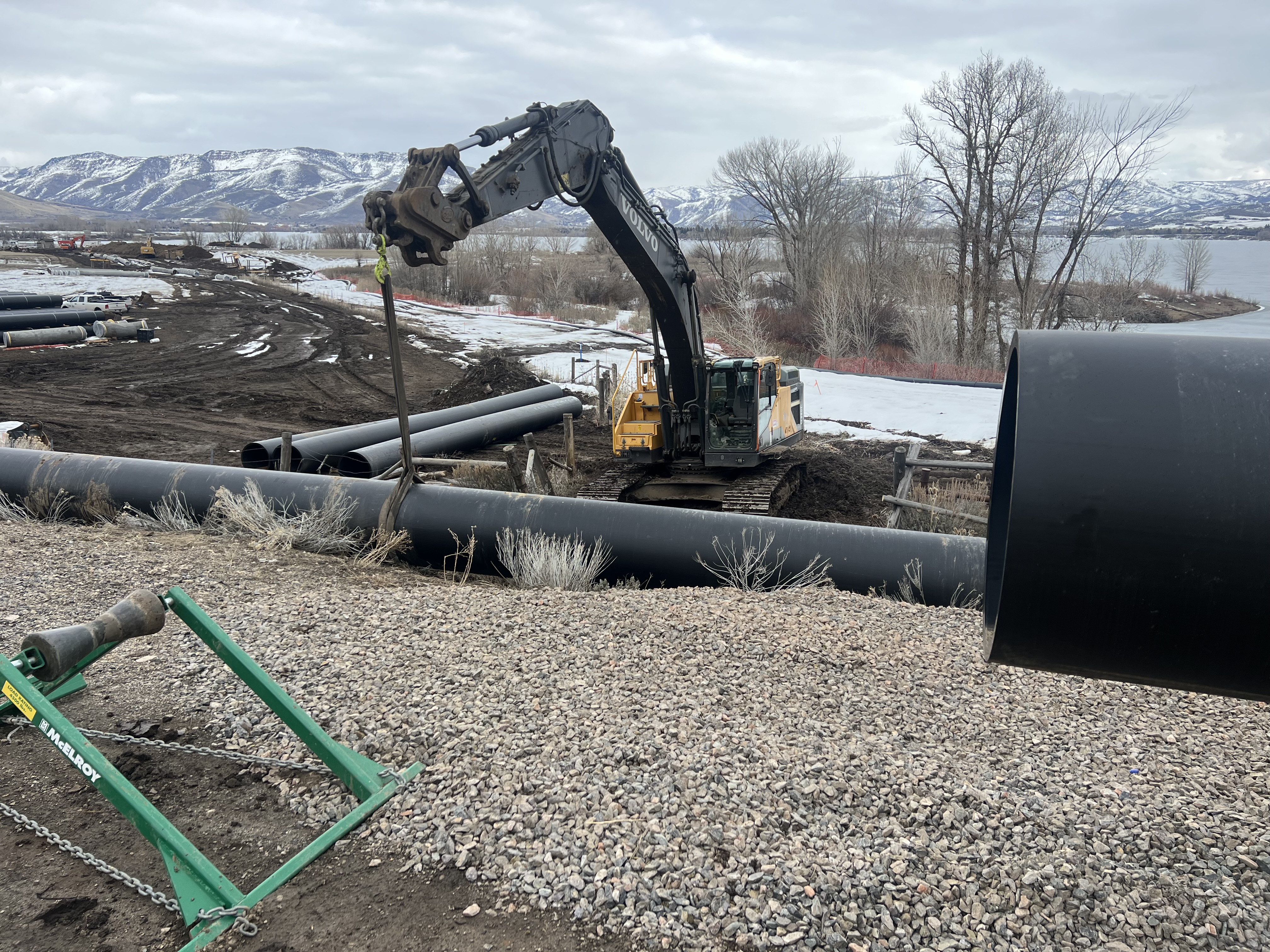 Canyon work site