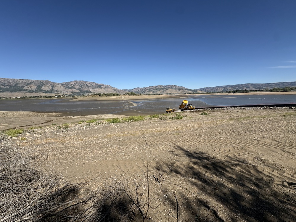 Port Ramp looking east over crossing alignment — Sept 15, 2026